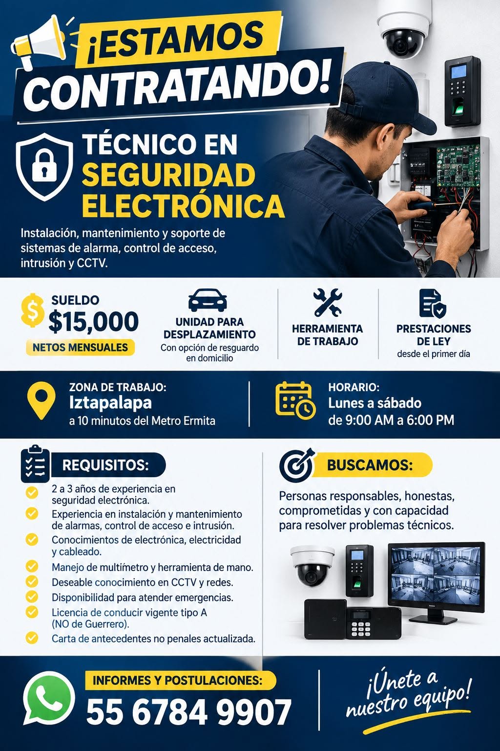 Técnico en Seguridad Electrónica