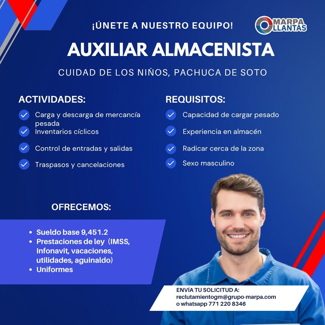 Auxiliar Almacenista