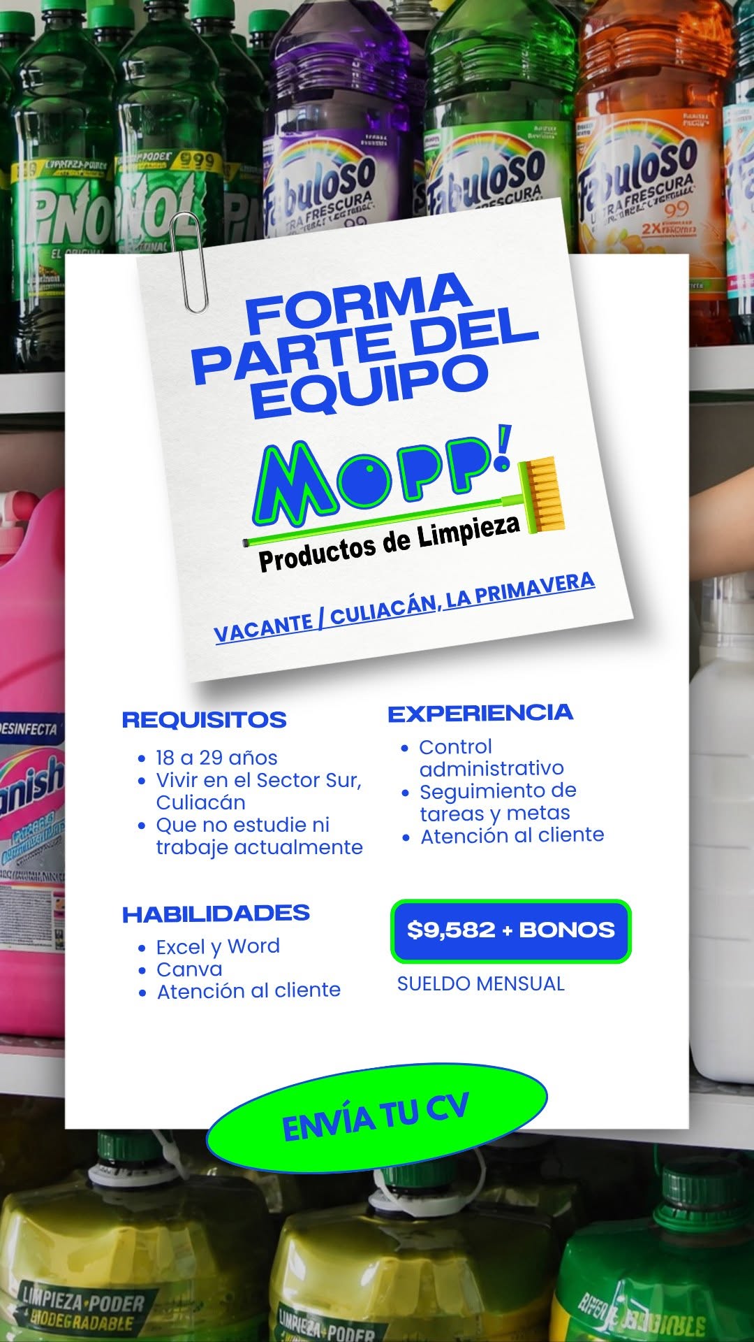 Vacante disponible