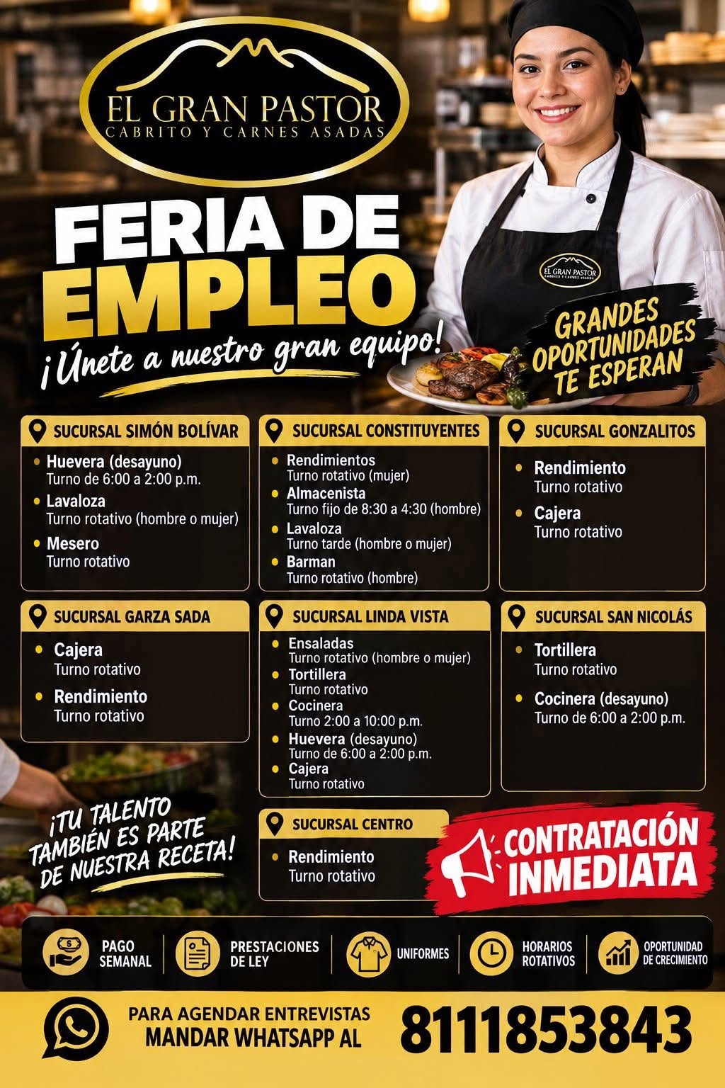 Vacante disponible