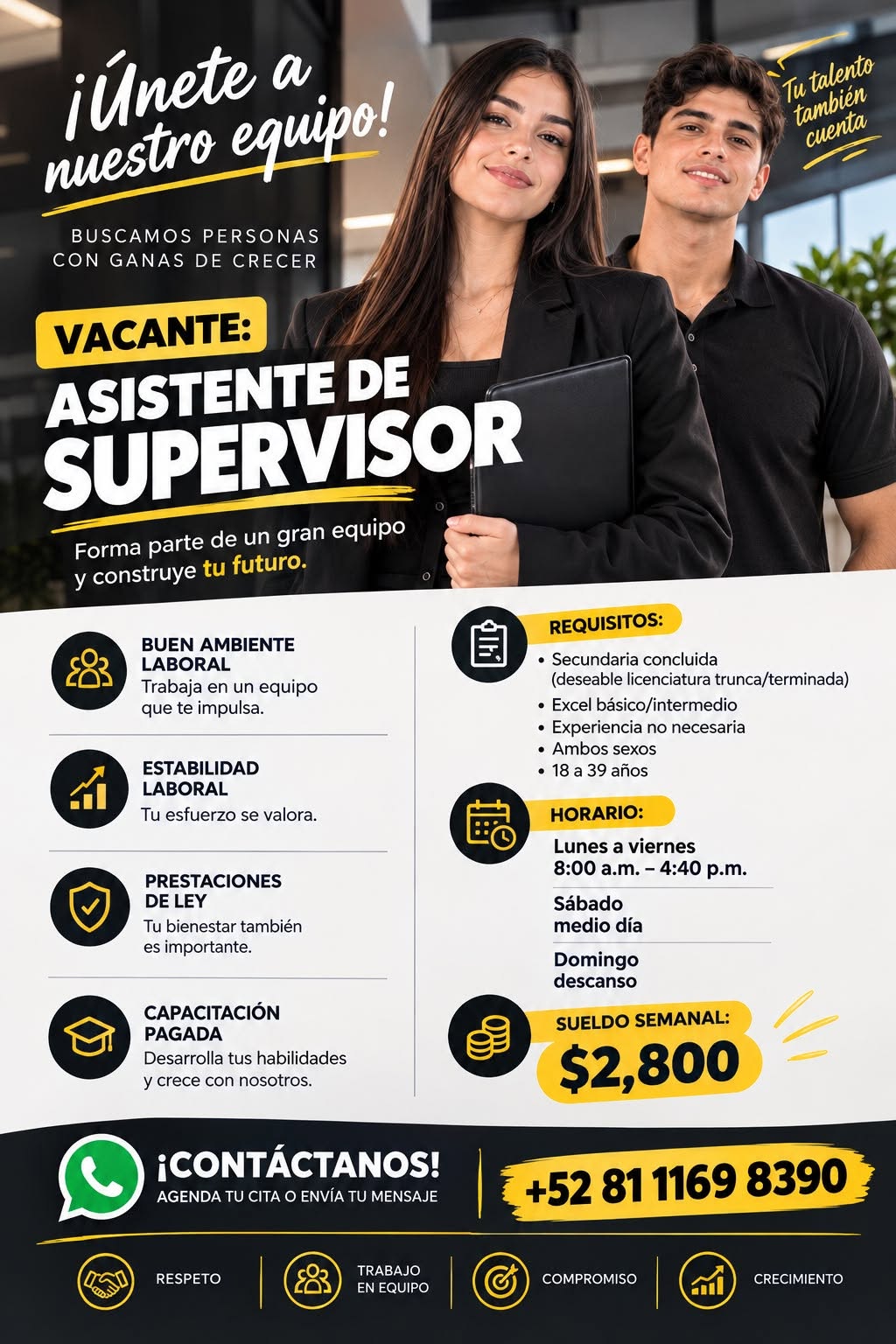 Vacante disponible