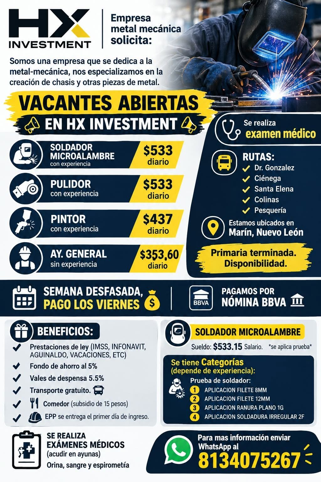 Vacante disponible