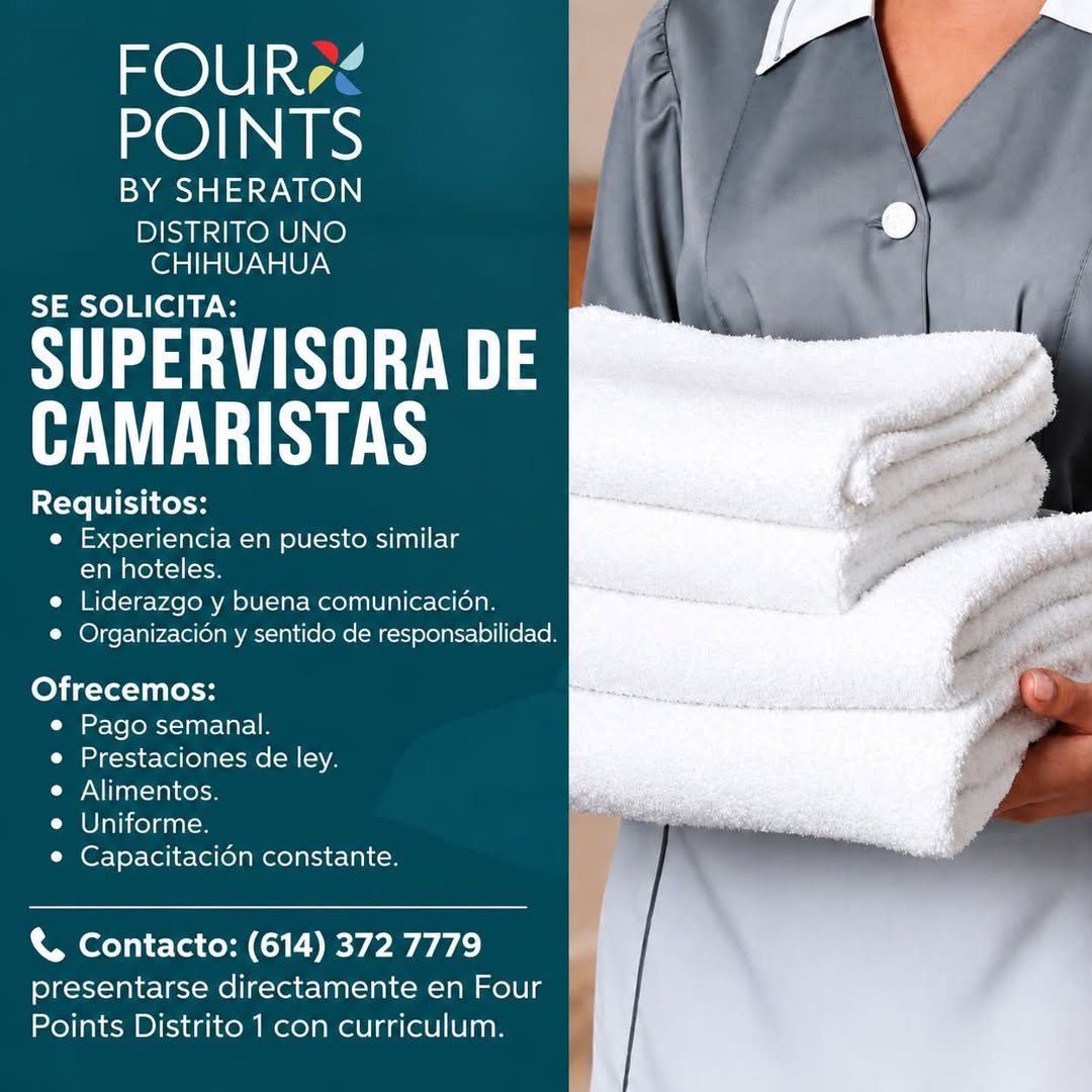 Supervisora de Camaristas