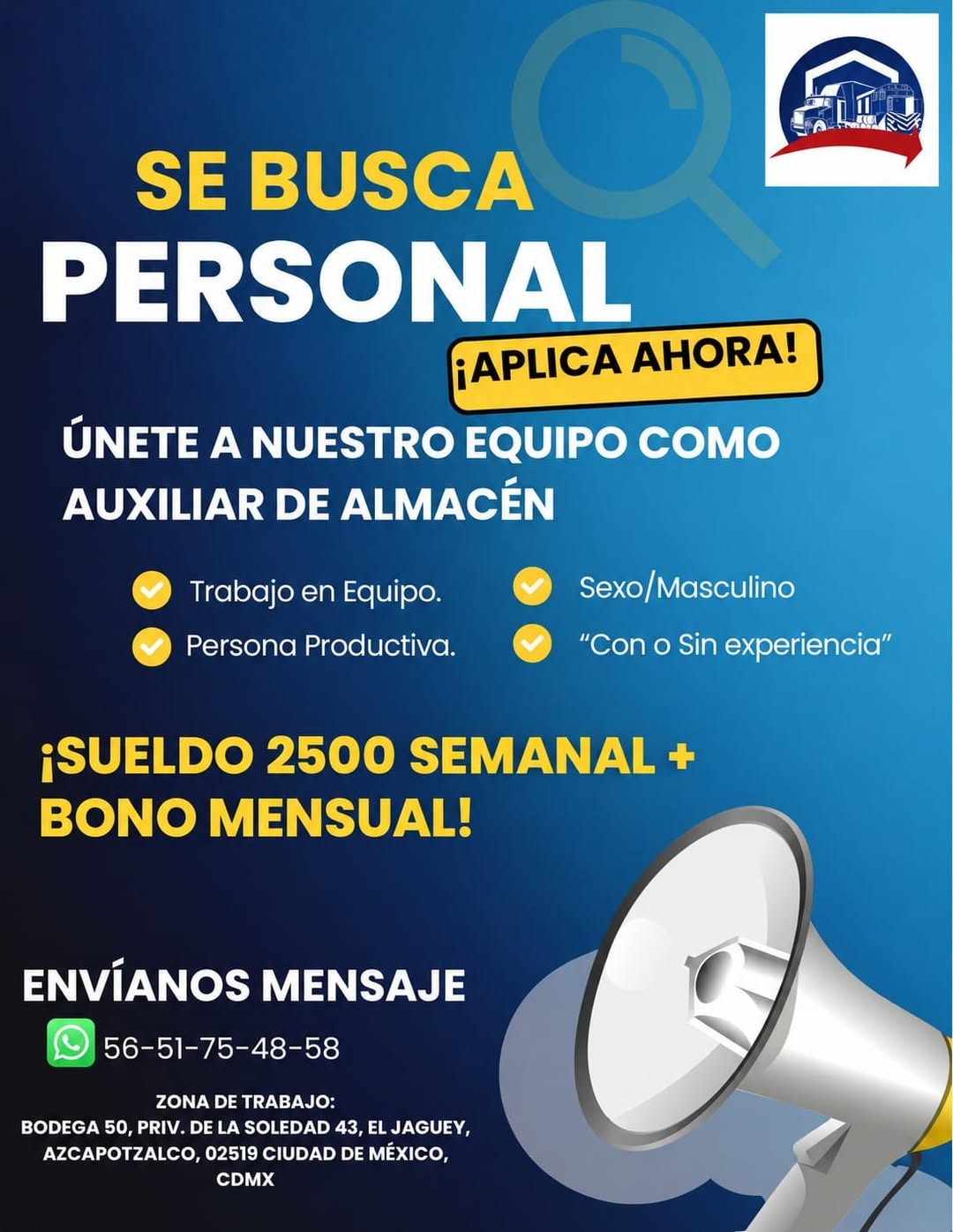 Vacante disponible