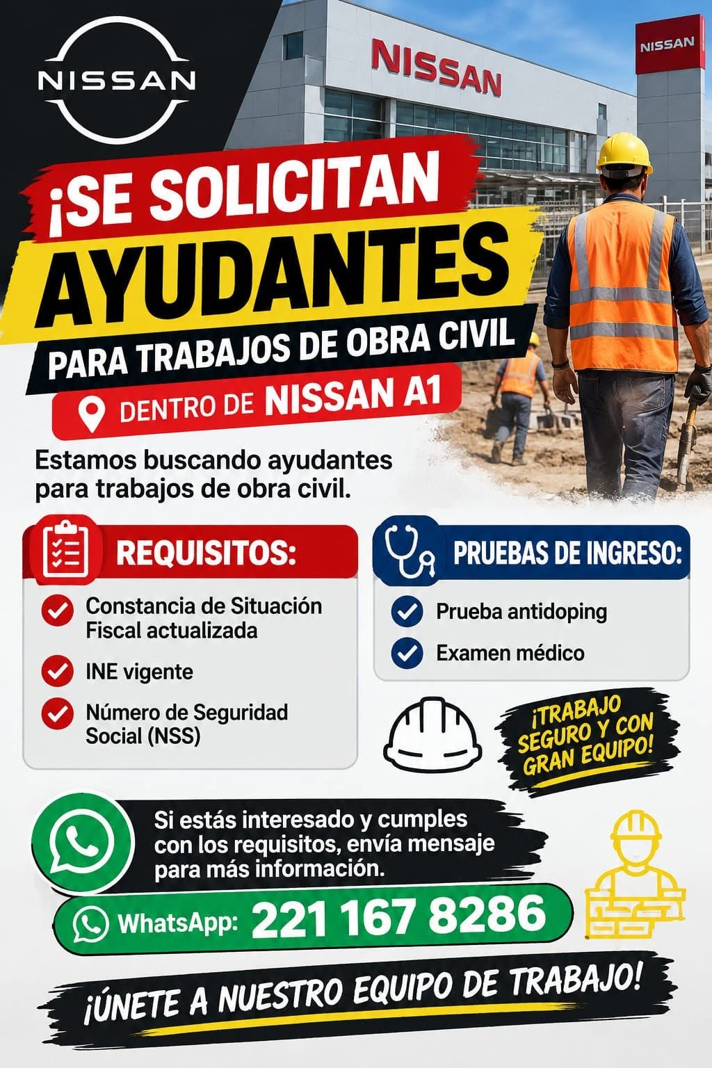 Ayudante de Obra Civil