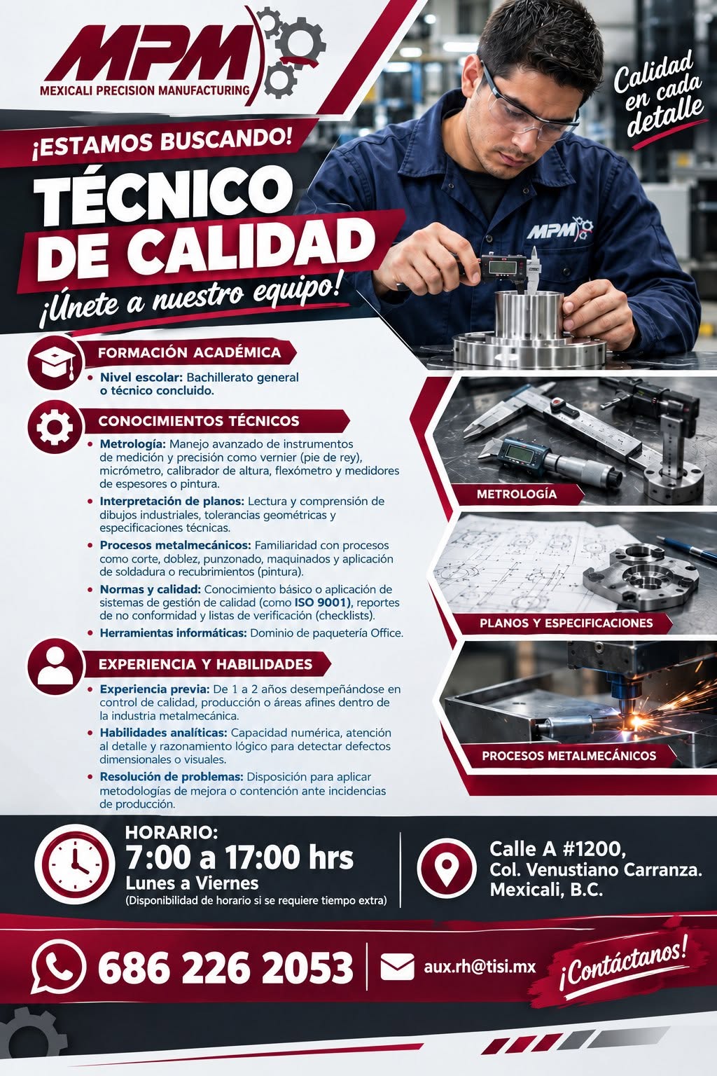 Técnico de Calidad