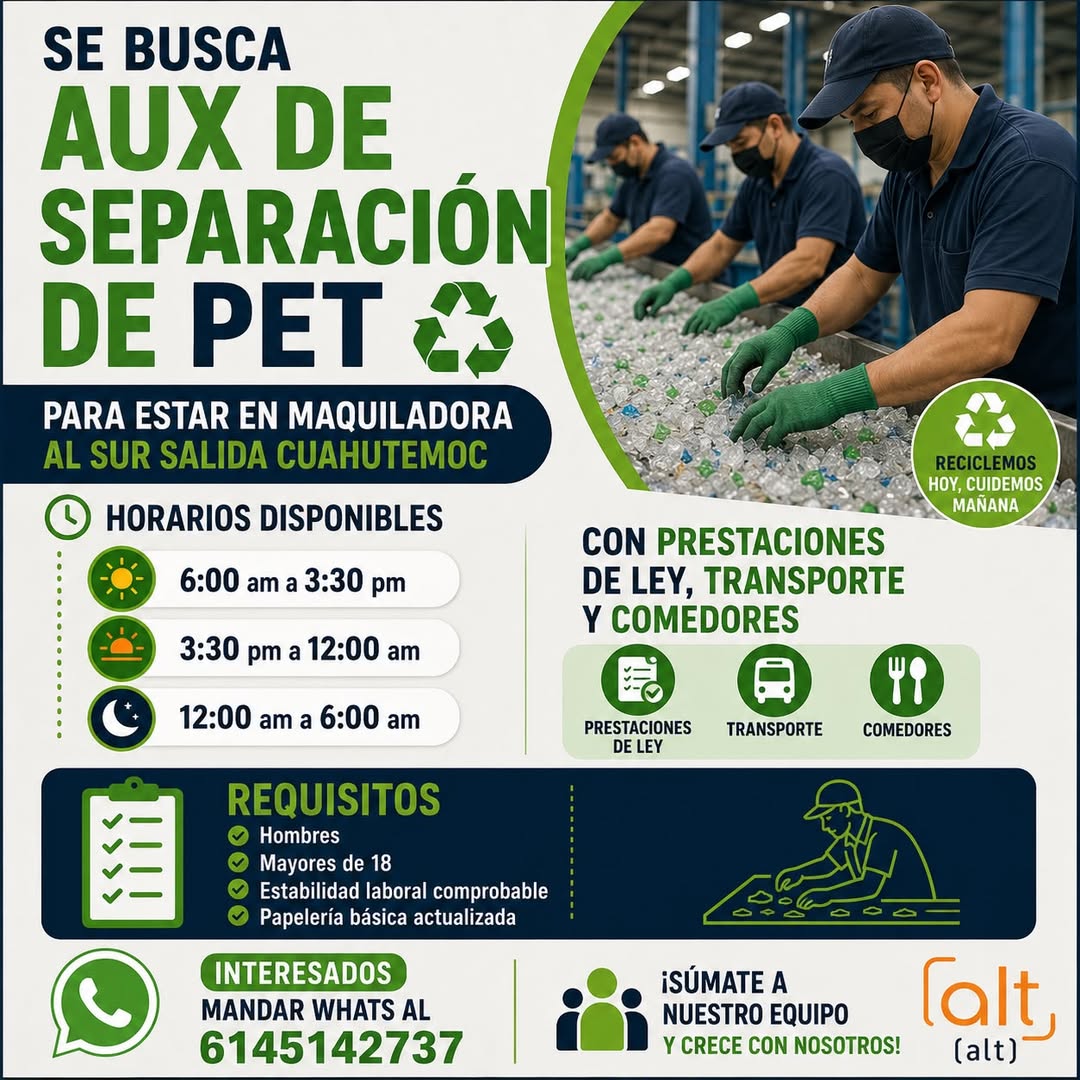 Auxiliar de reciclaje