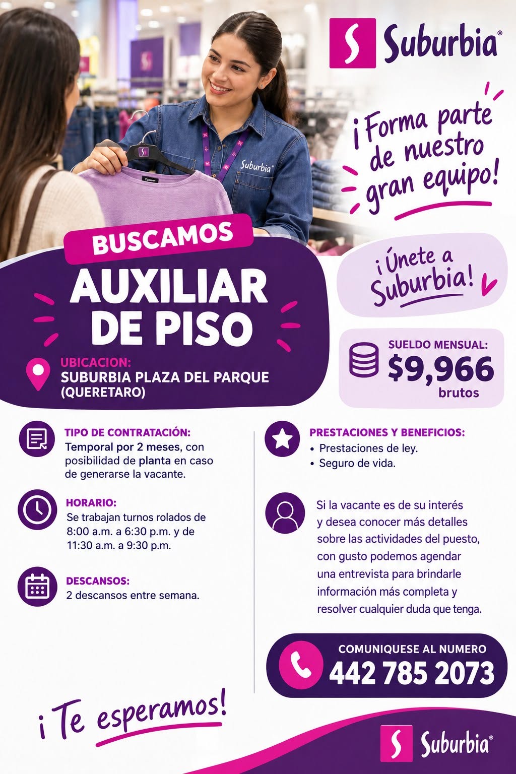 Vacante disponible