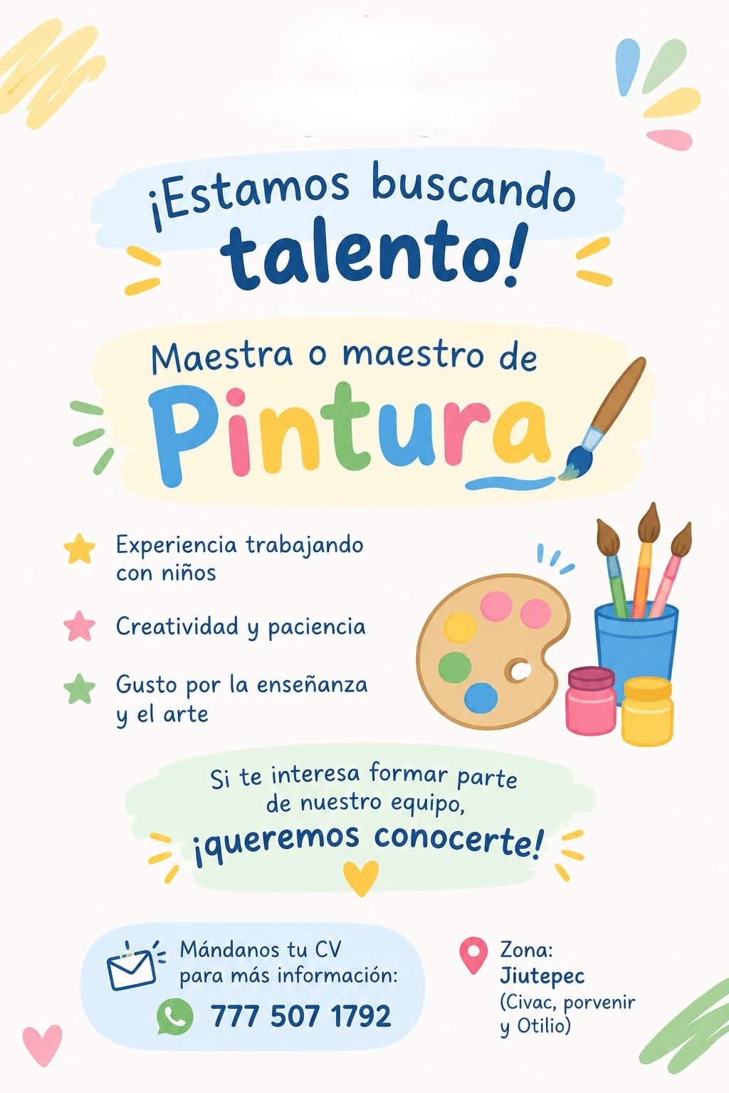 Maestra o Maestro de Pintura