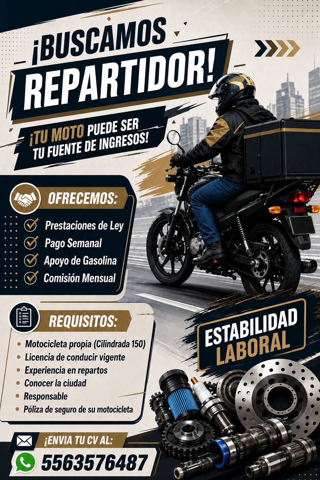 Repartidor Motociclista