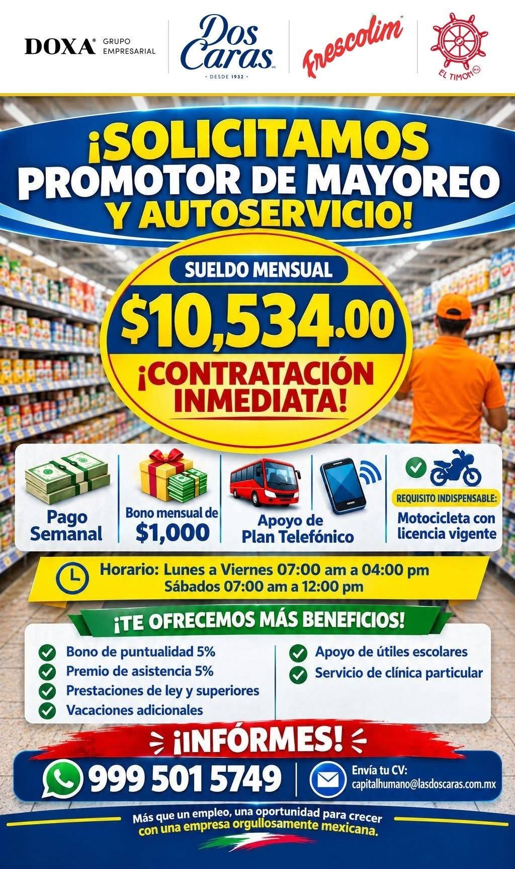 Promotor de Mayoreo y Autoservicio