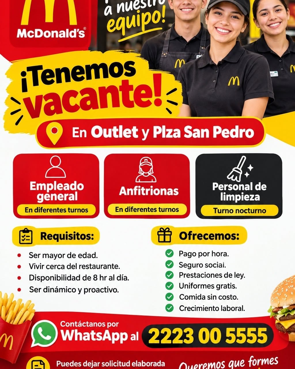 Vacante disponible