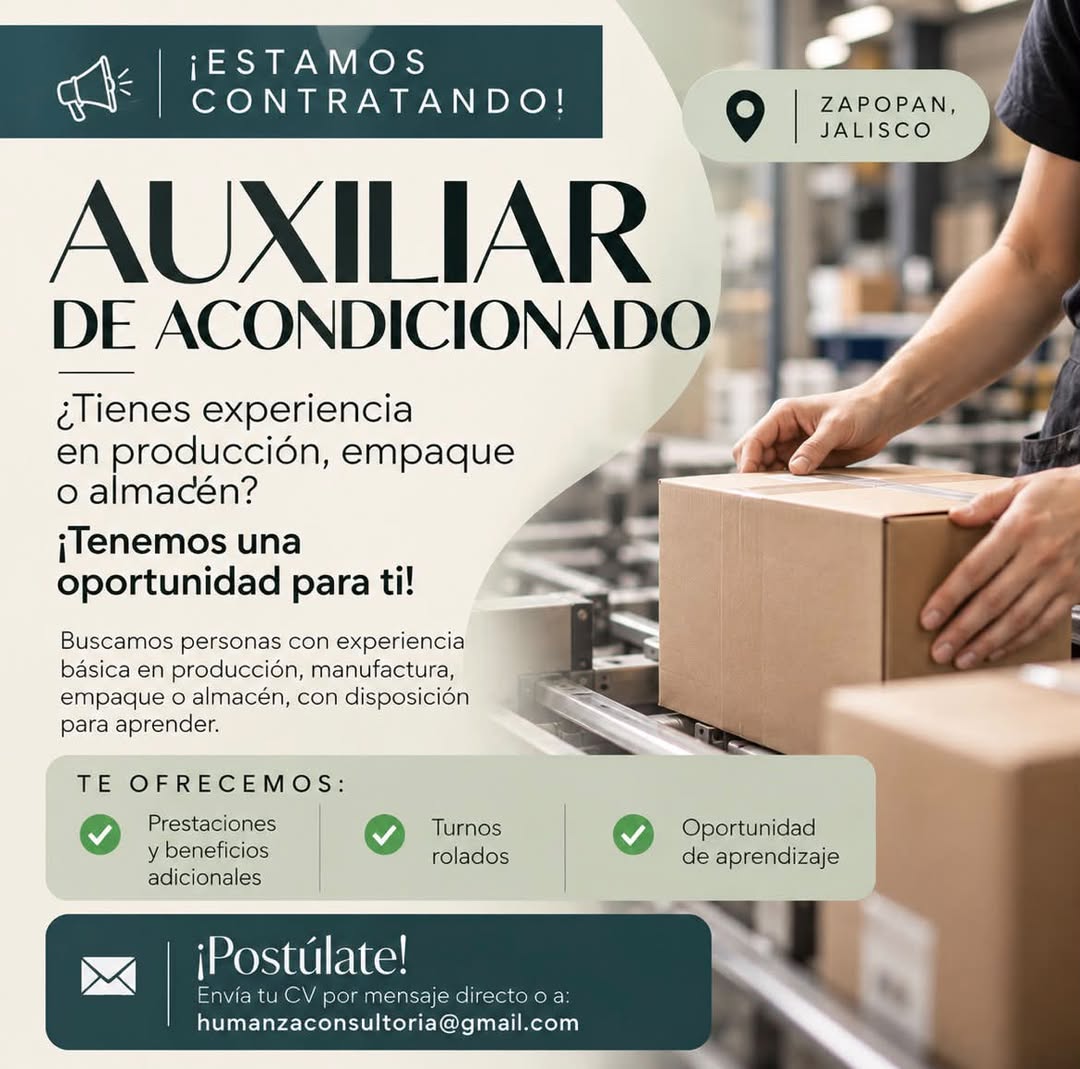 Auxiliar de Acondicionado