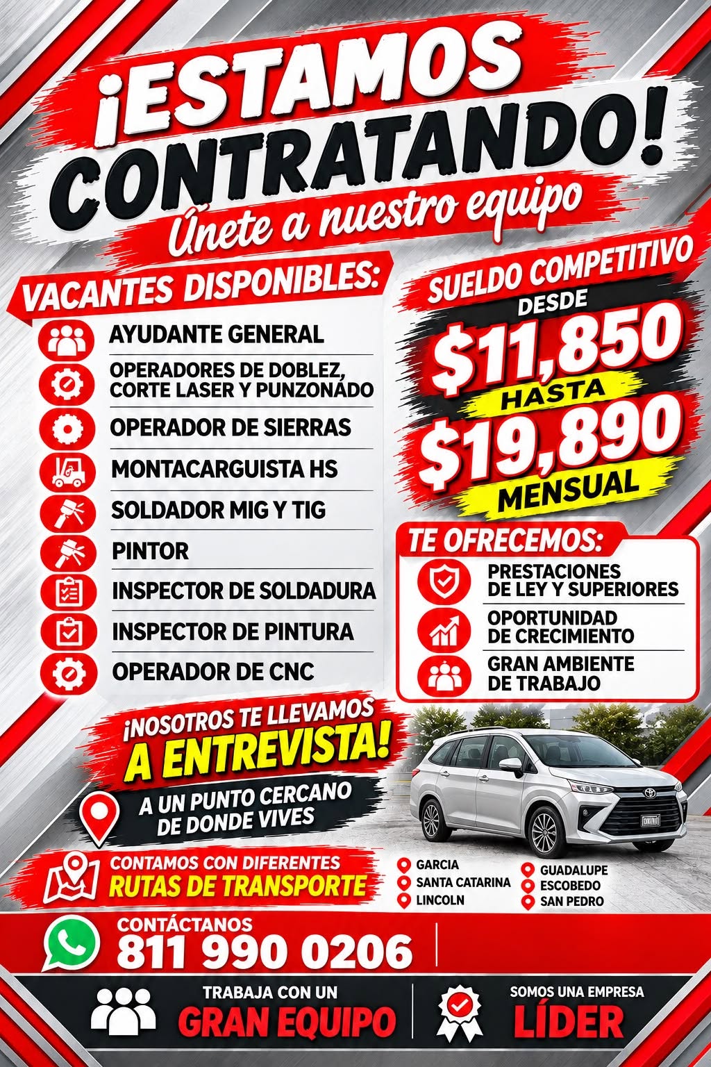 Vacante disponible