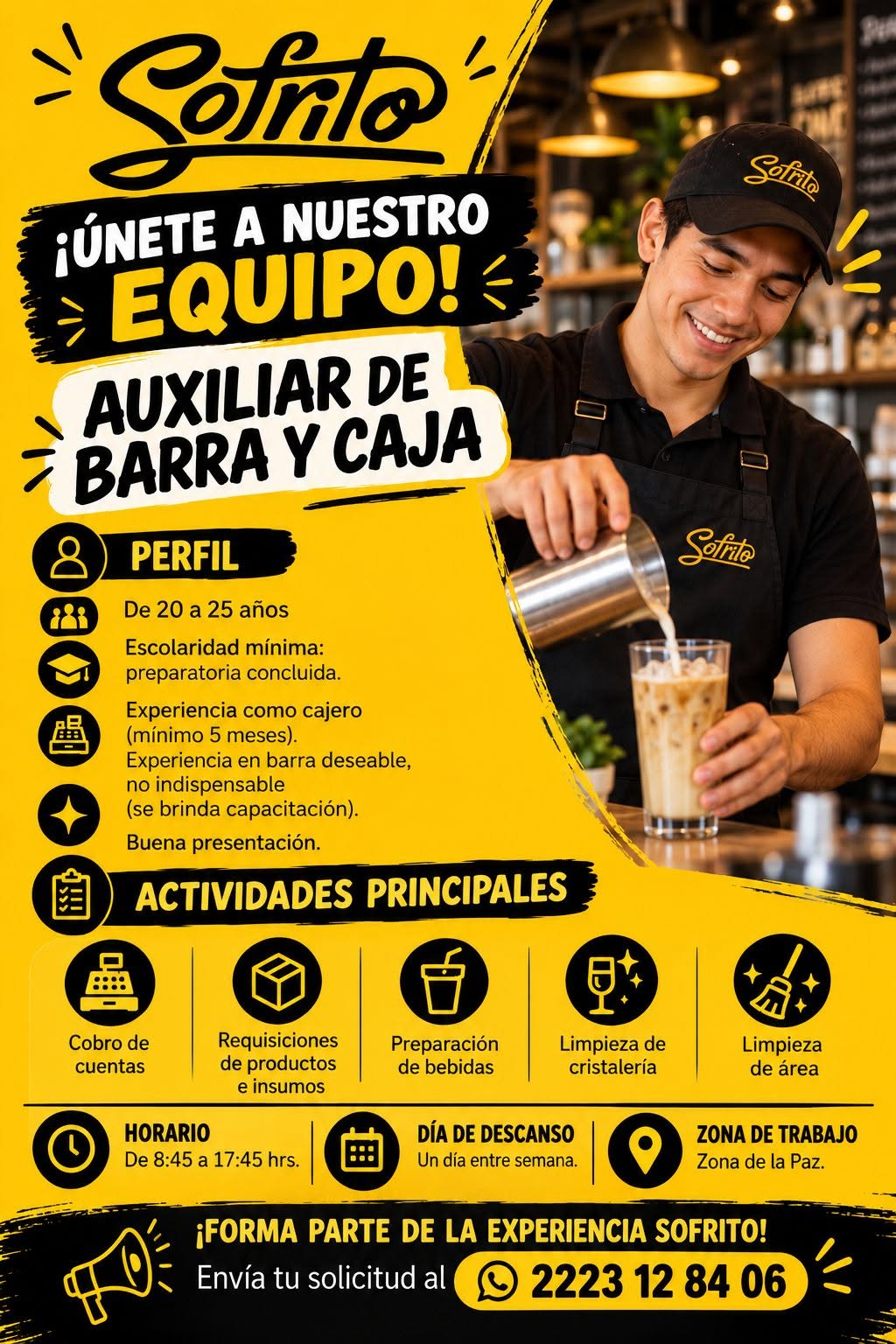 Auxiliar de Barra y Caja