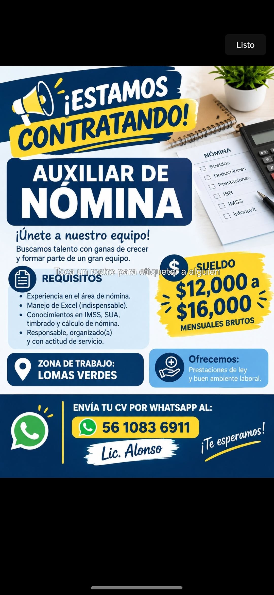 Auxiliar de Nómina