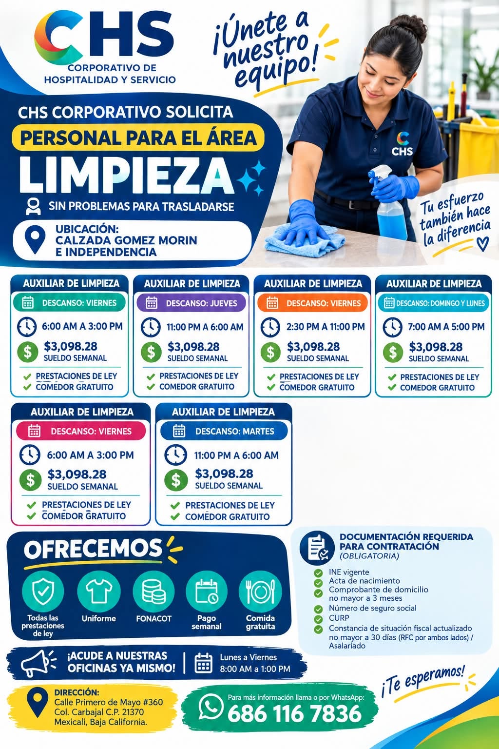 Auxiliar de Limpieza