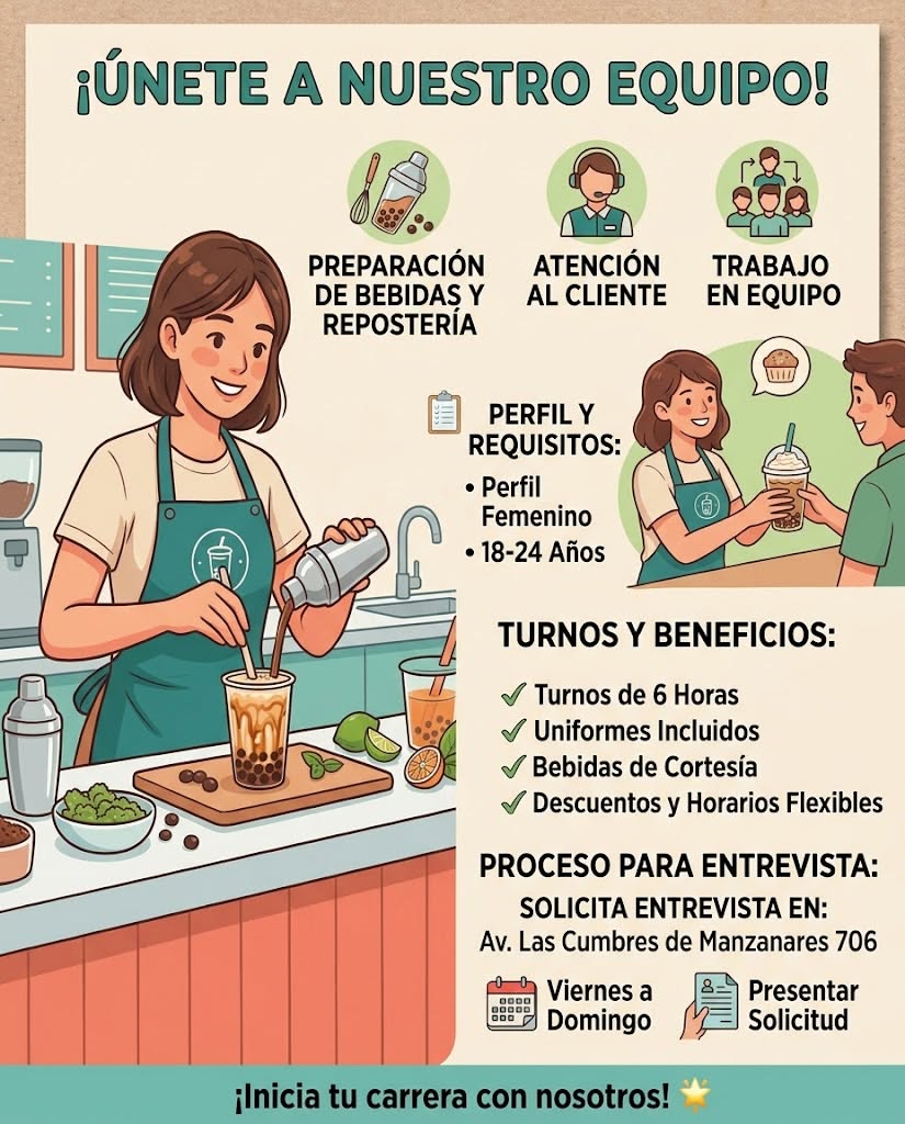 Barista de Cafetería