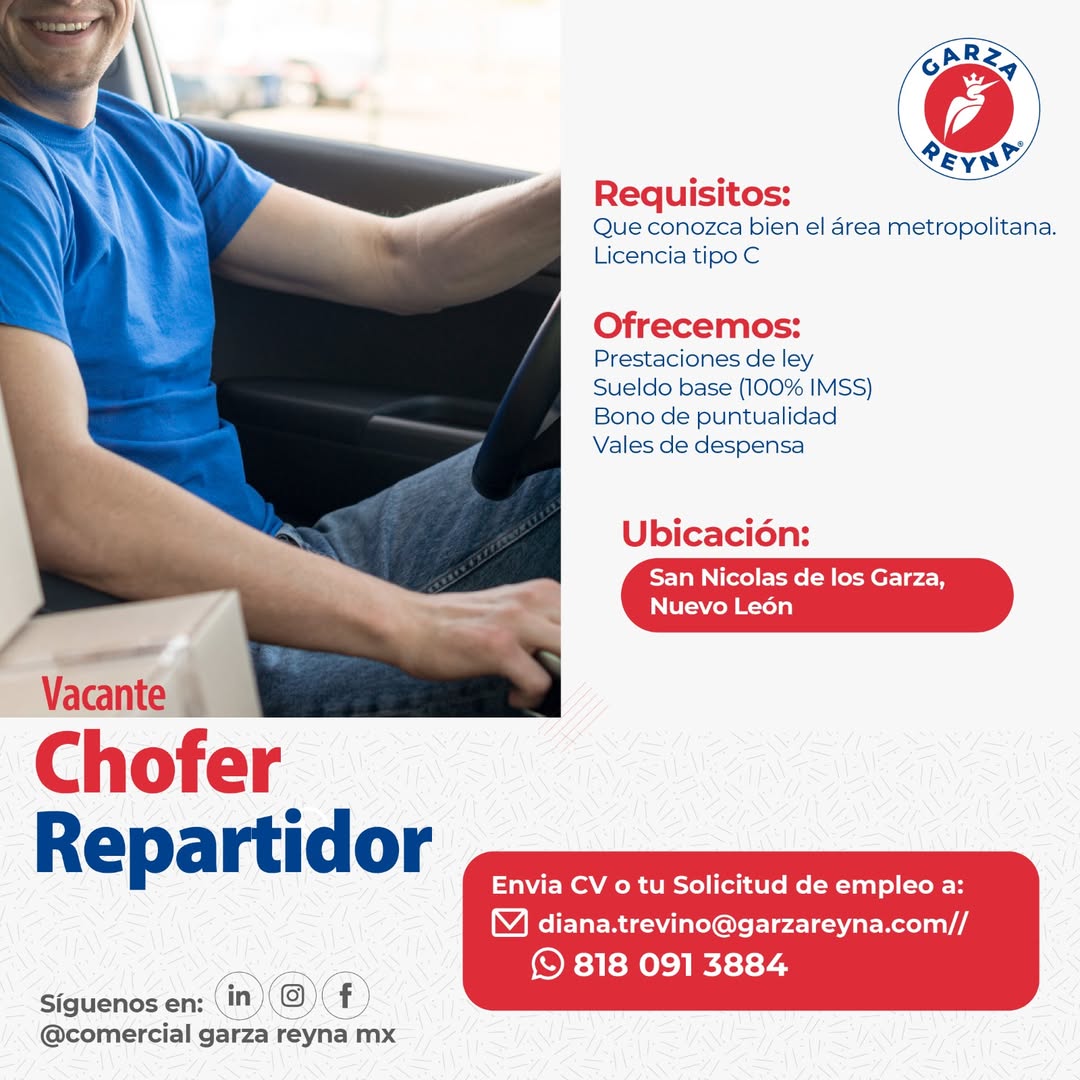 Chófer Repartidor