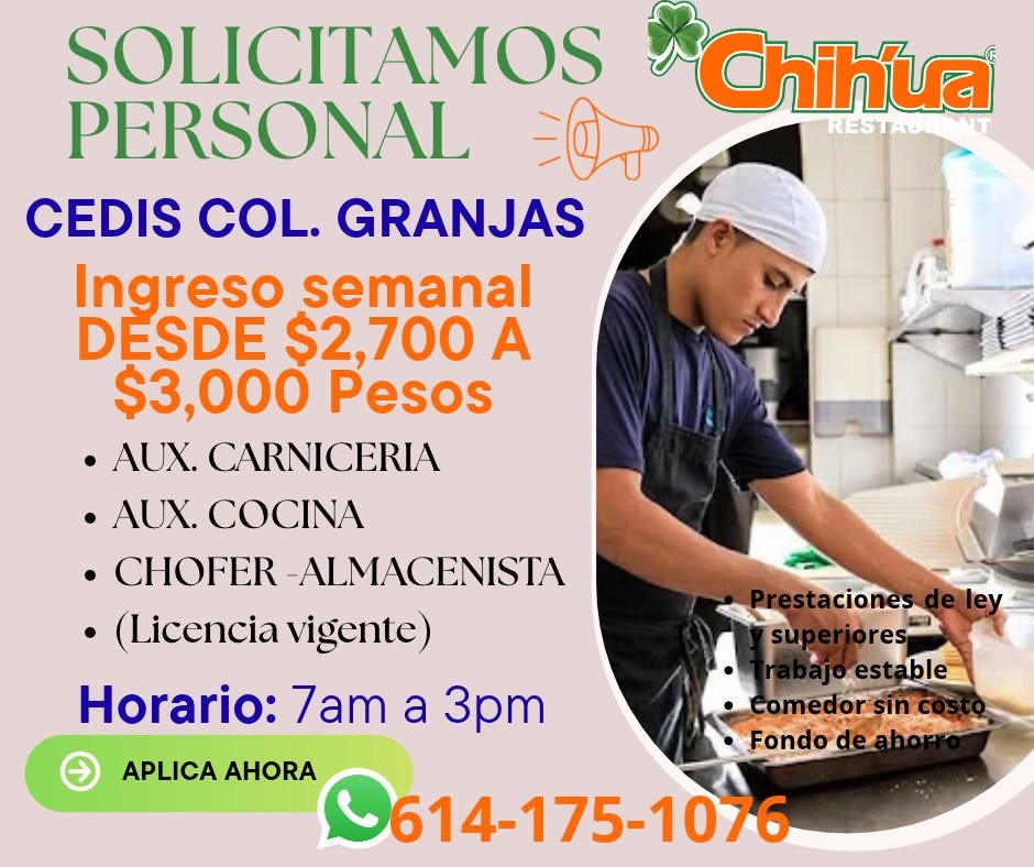 Vacante disponible