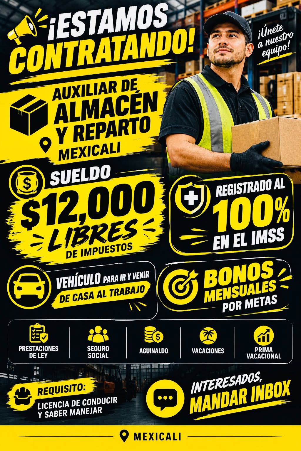 Auxiliar de Almacén y Reparto