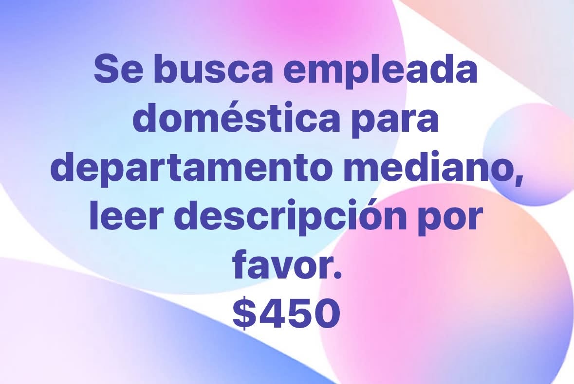 Limpieza de departamento