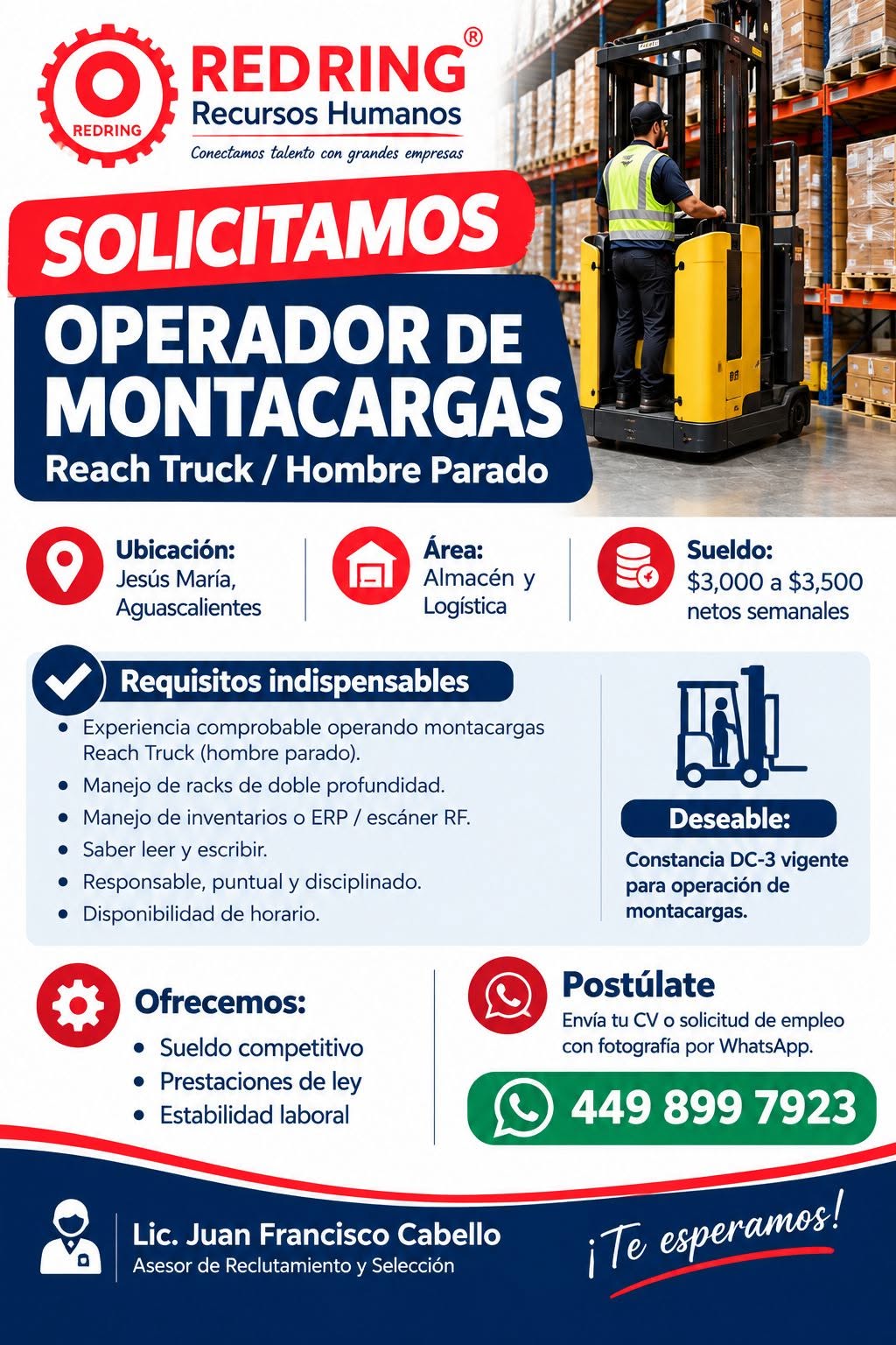 Vacante disponible