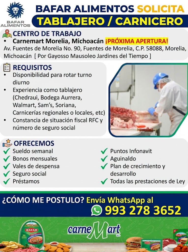 Tablajero/Carnicero