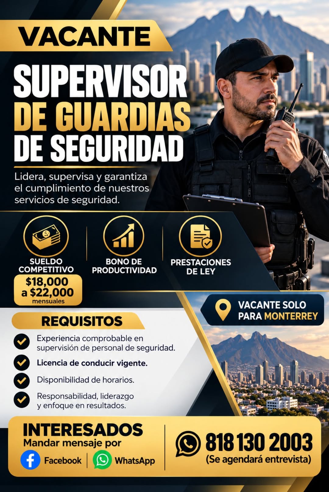 Supervisor de Guardias de Seguridad