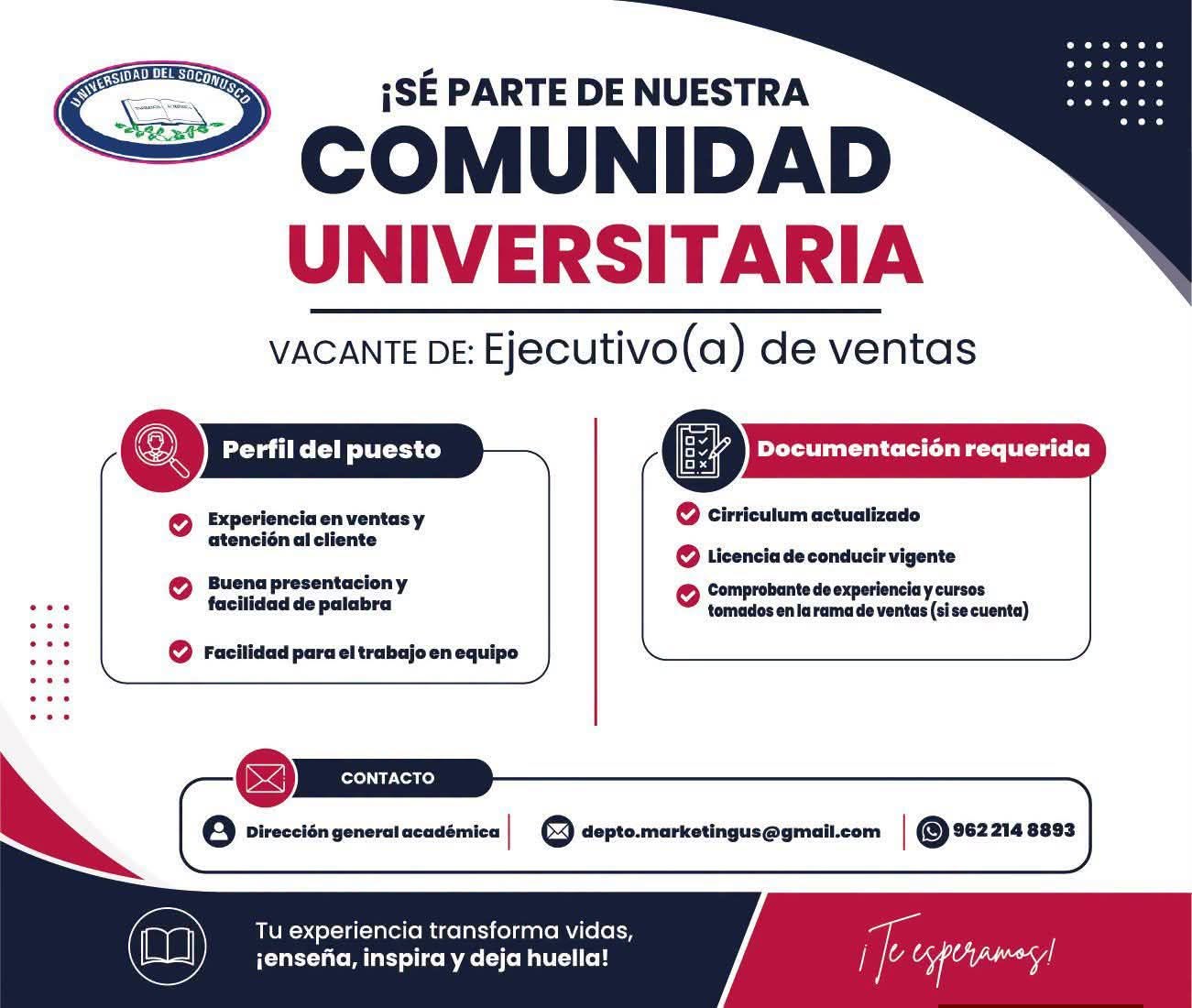 Ejecutivo(a) de Ventas