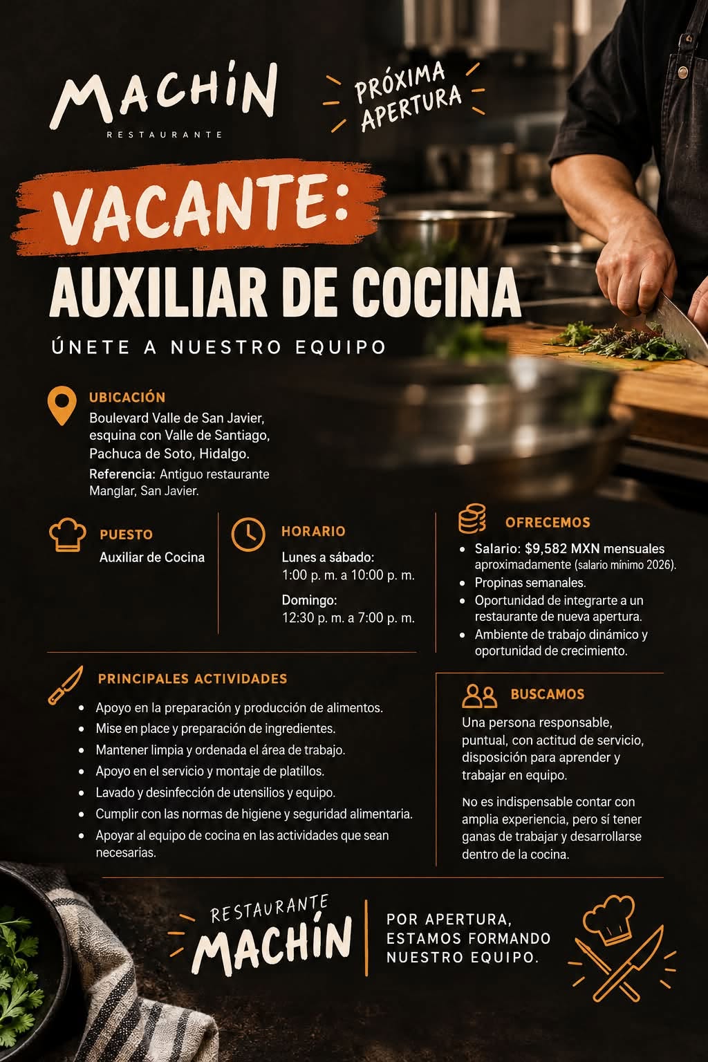 Vacante disponible