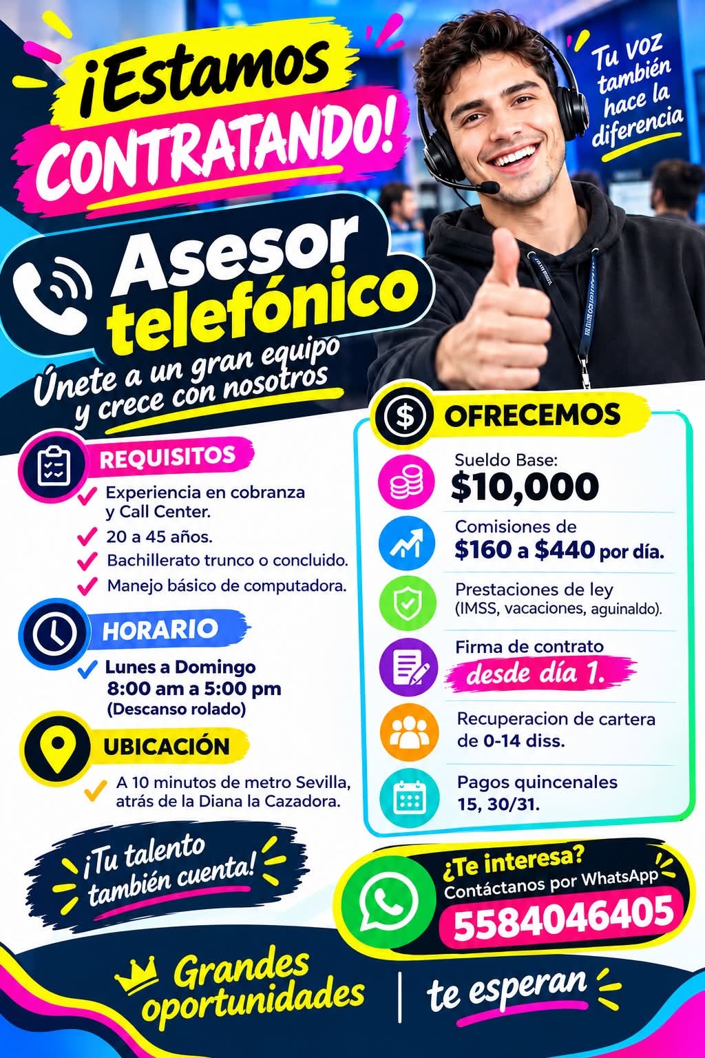 Vacante disponible