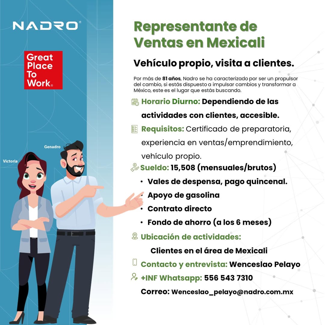 Representante de Ventas