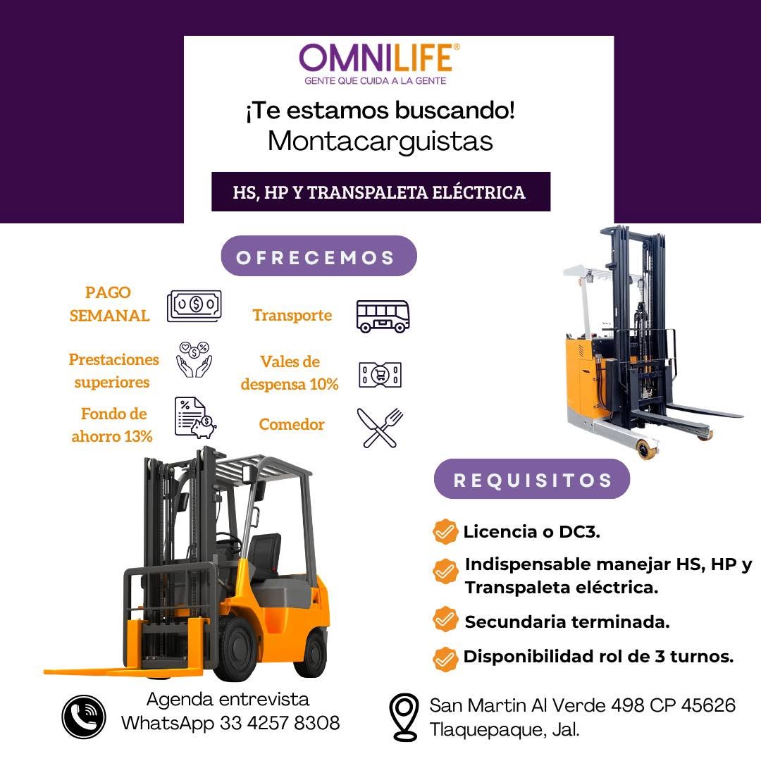 Montacarguista HS y HP
