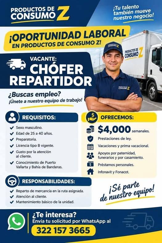 Chófer Repartidor
