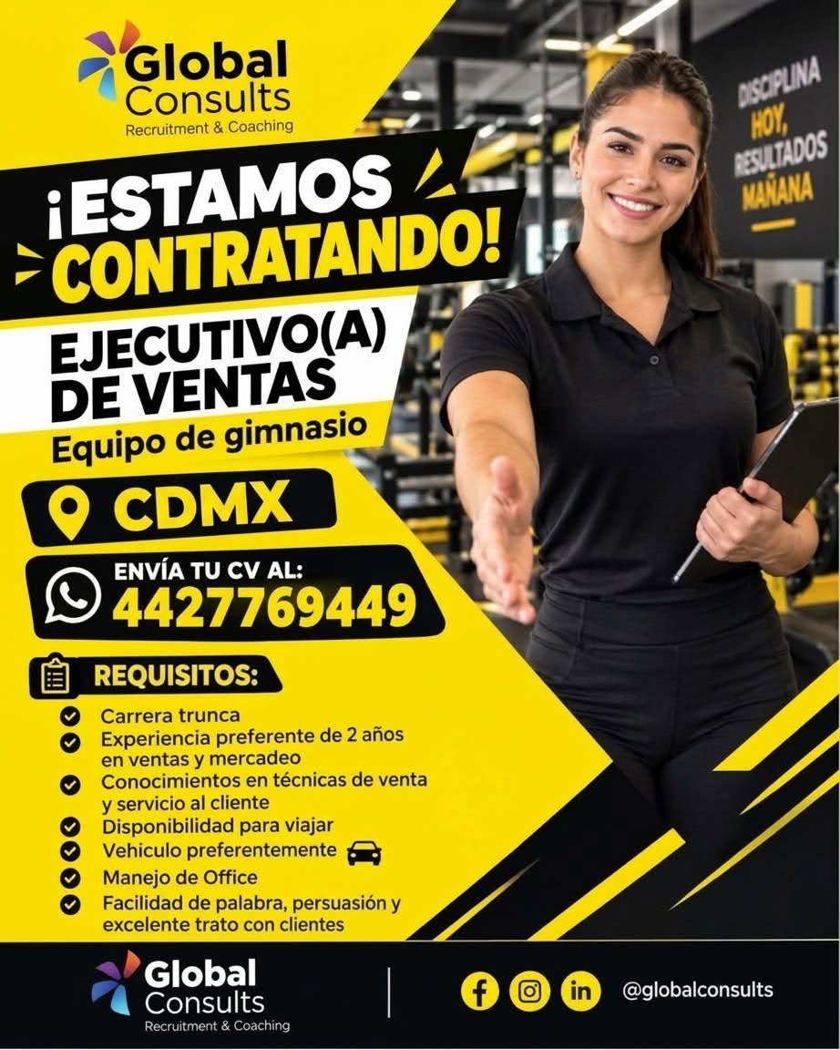 Ejecutivo(a) de Ventas