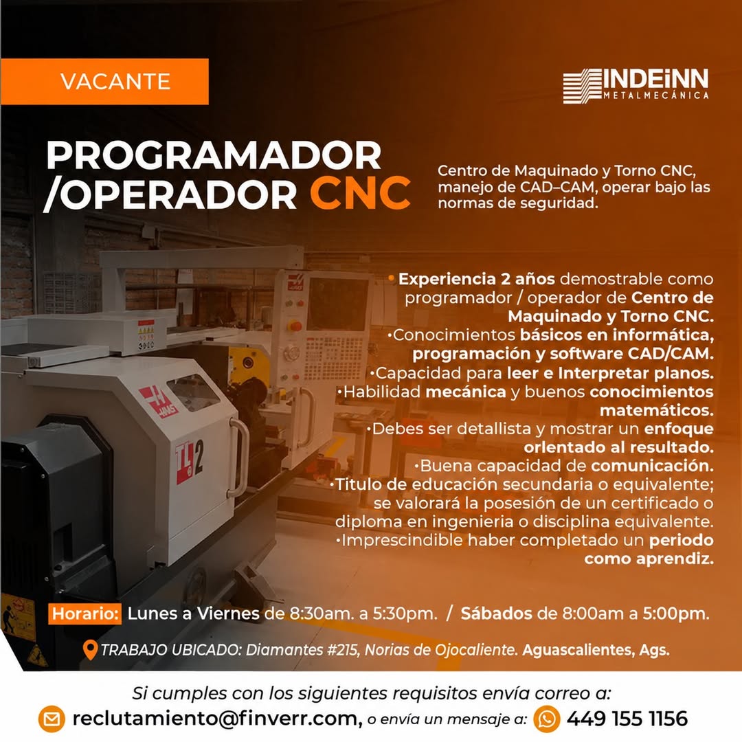 Programador / Operador CNC