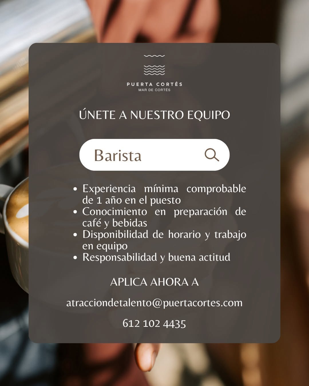 Vacante disponible
