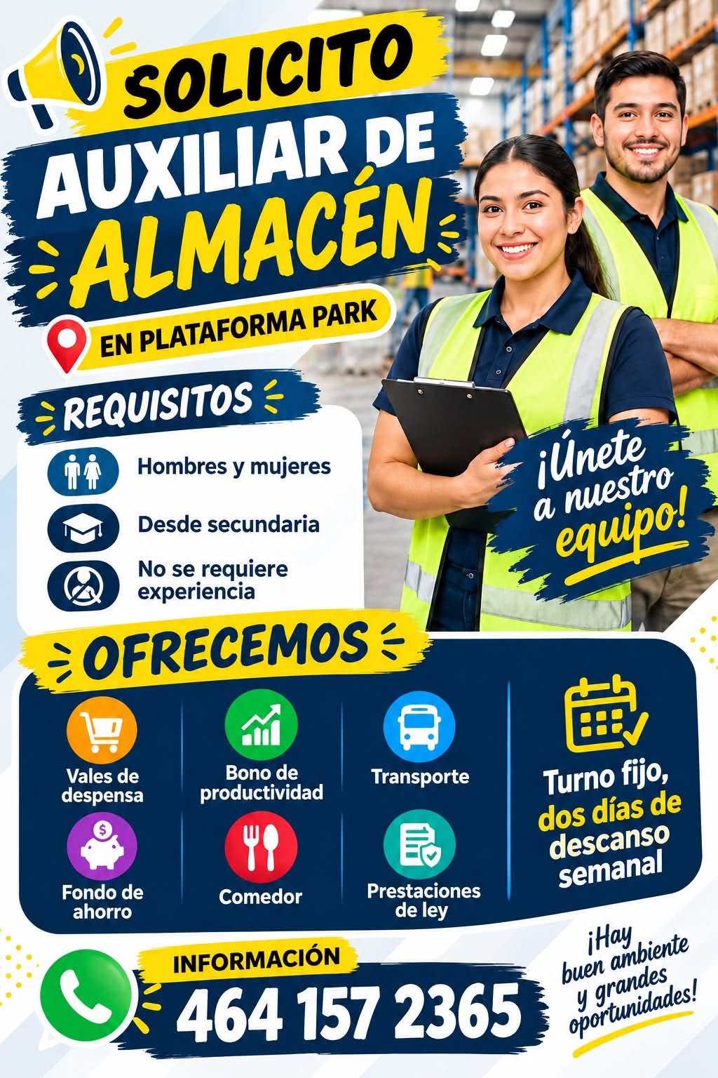 Auxiliar de Almacén