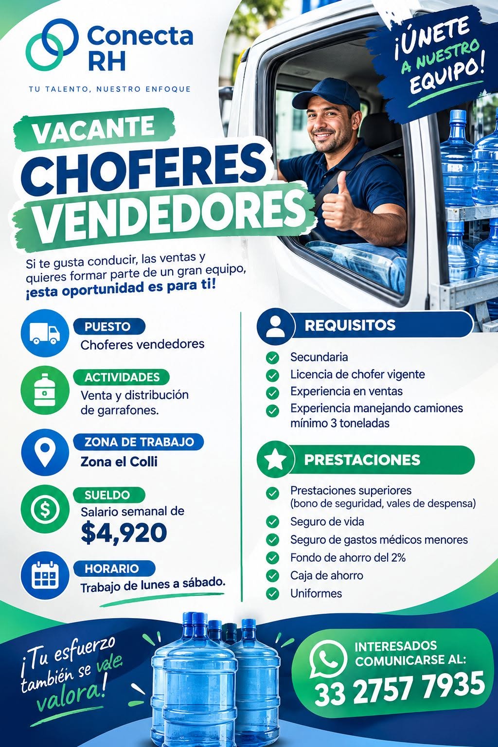 Chofer Vendedor