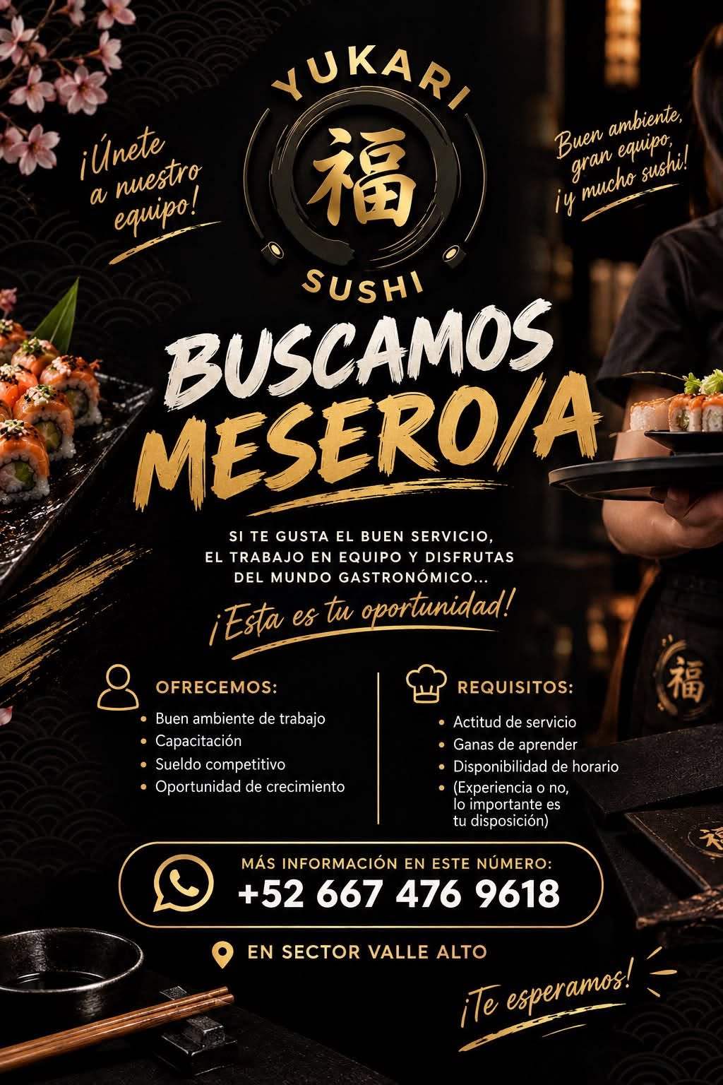 Mesera o Mesero