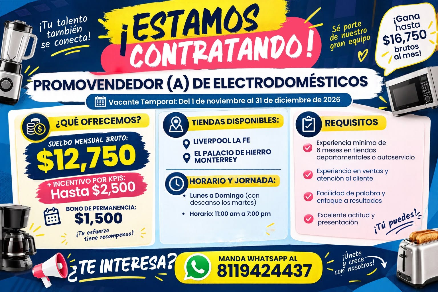 Vacante disponible