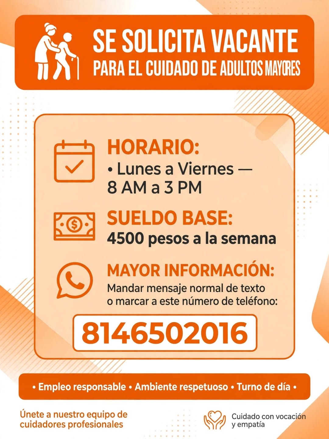 Vacante disponible