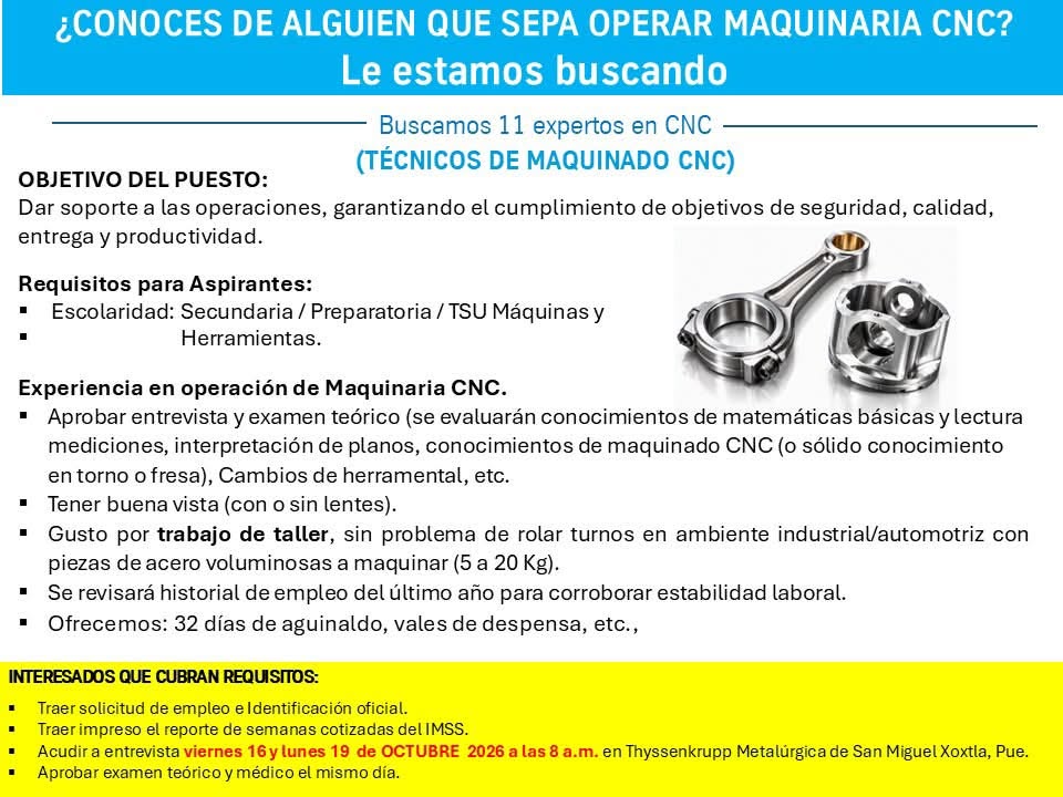 Vacante disponible