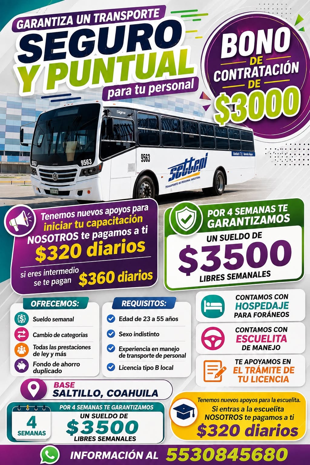 Operador de transporte de personal