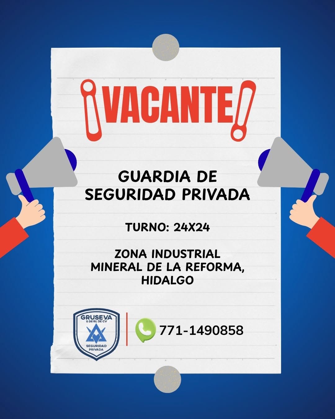Vacante disponible