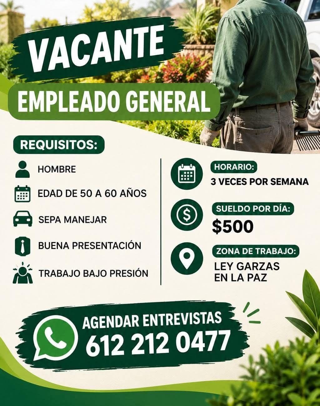 Vacante disponible