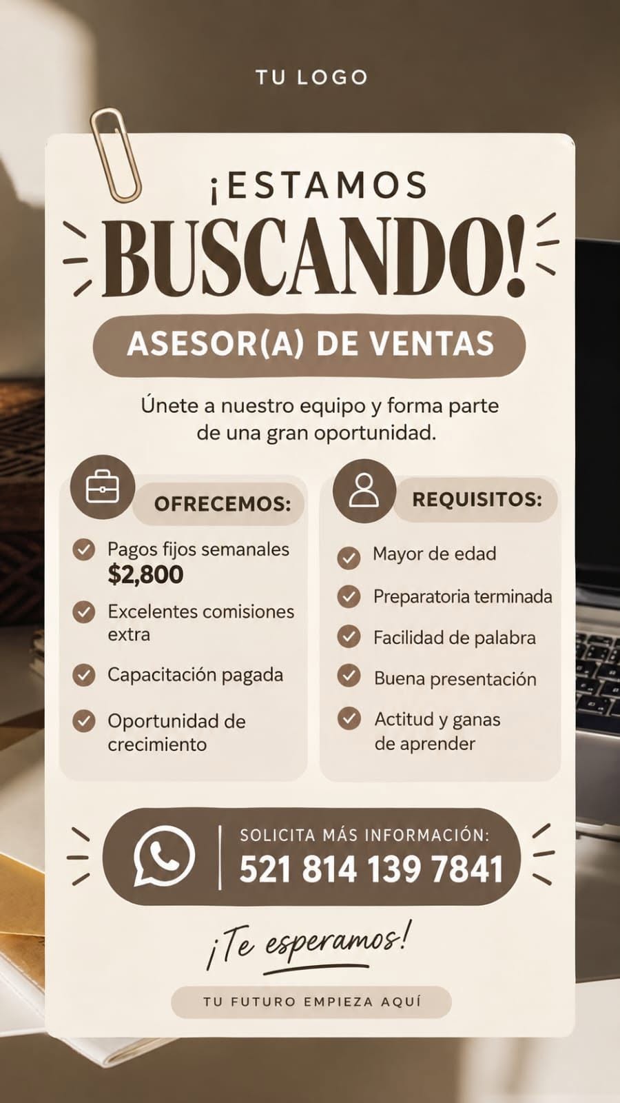 Vacante disponible