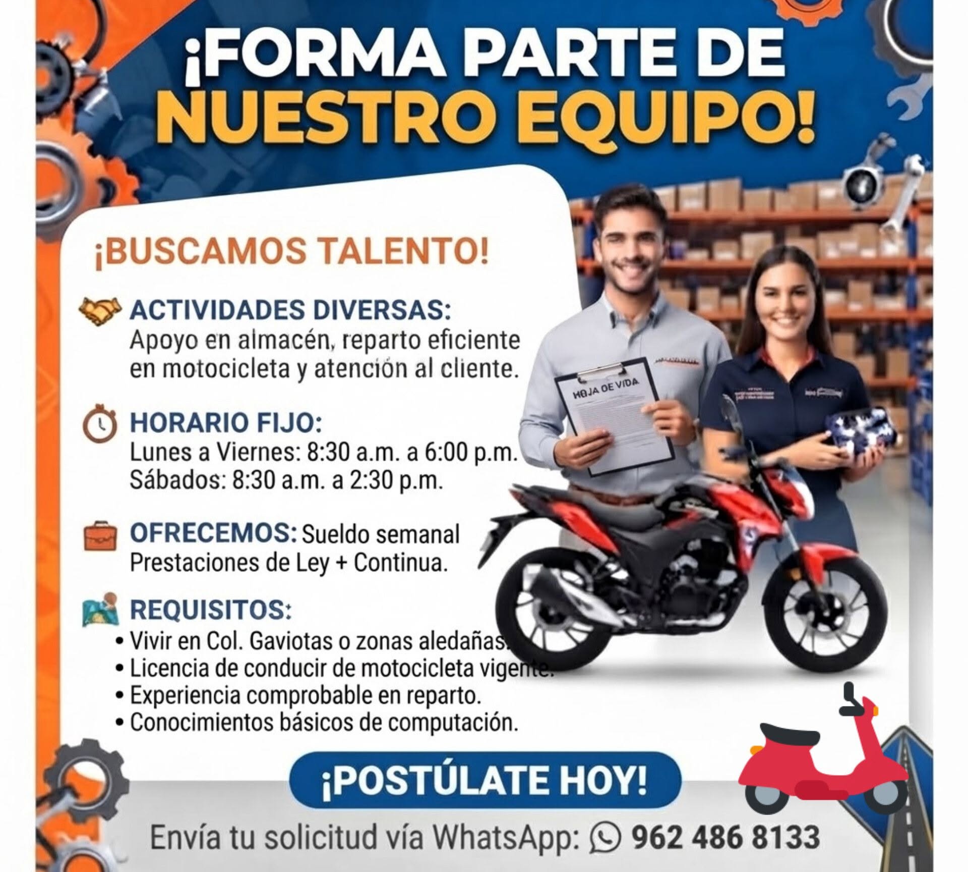 Auxiliar de Reparto