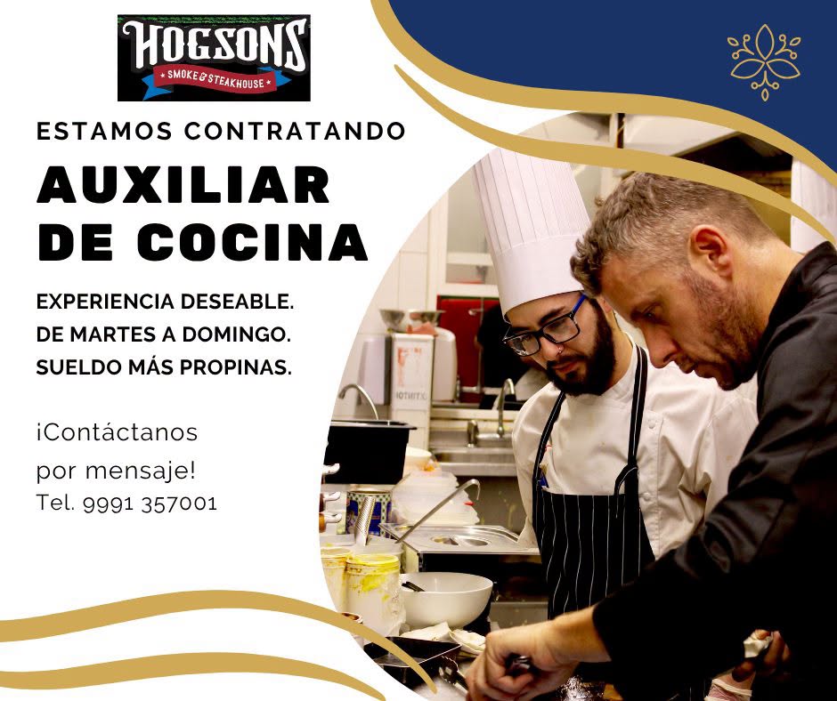 Auxiliar de Cocina
